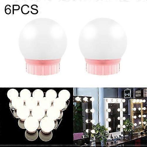 6 Leds Mirror Front Light Dimmable Makeup Mirror Usb Touch Control Light