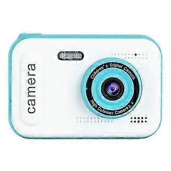 Mini Kids Dual-Lens Digital Camera, 2.4-Inch IPS, 1080P Video (White) - 48MP with Games
