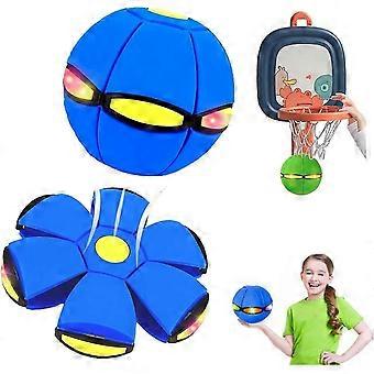 Magic Metaball Bouncing Ball for Kids and Pets 14cm ABS Plastic Dual Form Transforming Toy for Indoor Outdoor Play Safe Durable Parent Child Interacti