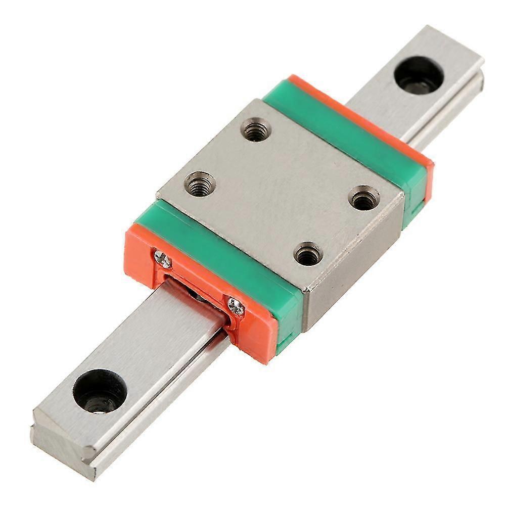 Ouitble Linear Guide Rail Miniature Linear Rail Guide 7mm Width Slide Block, 55mm Length