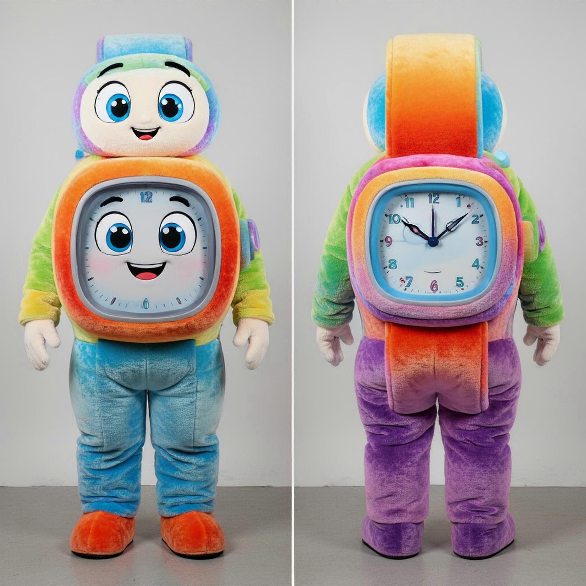 MASTICOT Silver Oversized Wrist Watch Mascot