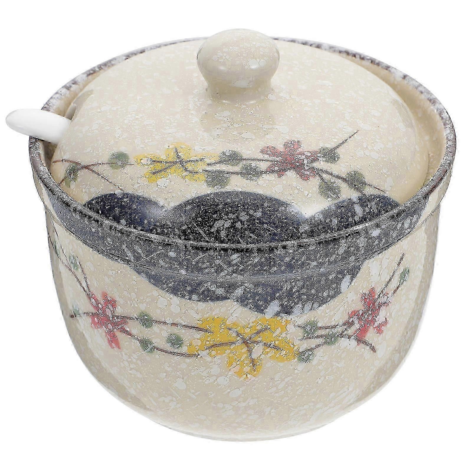R8 Assorted Color Ceramic Sauce Jar for Practical Storage 1Set