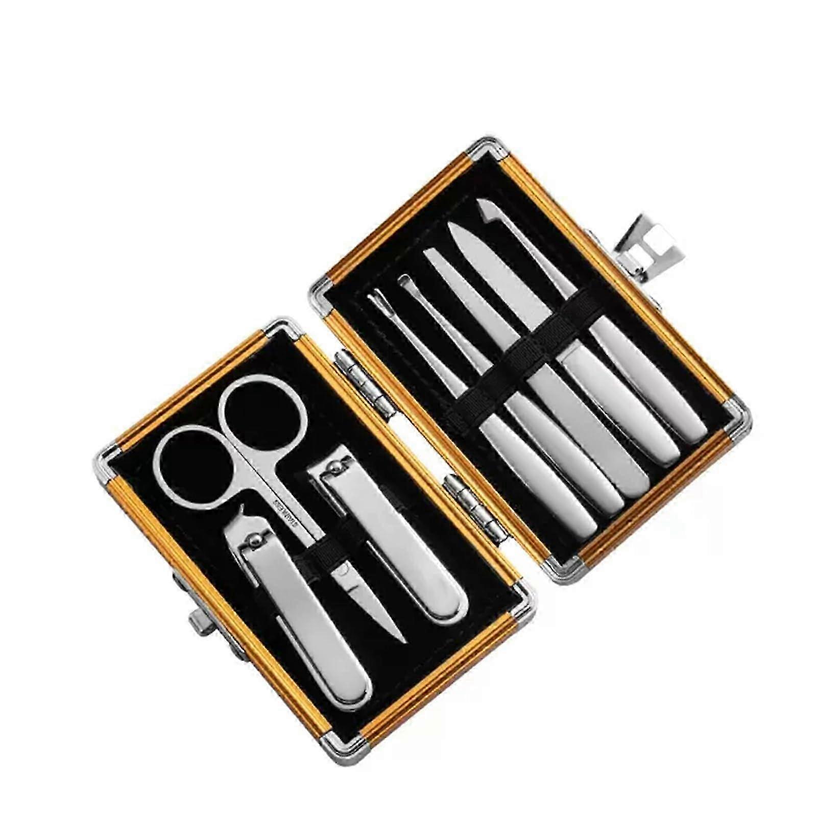 Gold-Tone Compact Pedicure Kit