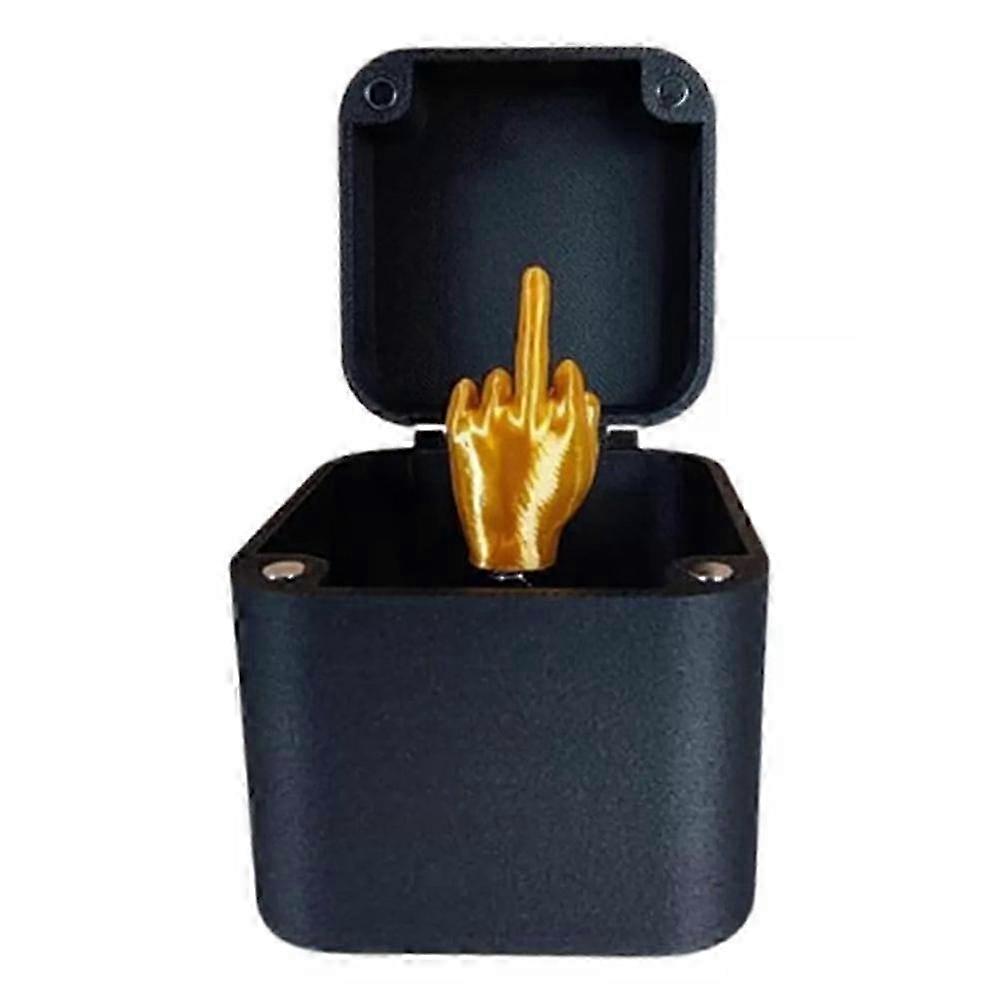 Spring-Loaded Middle Finger Surprise Box