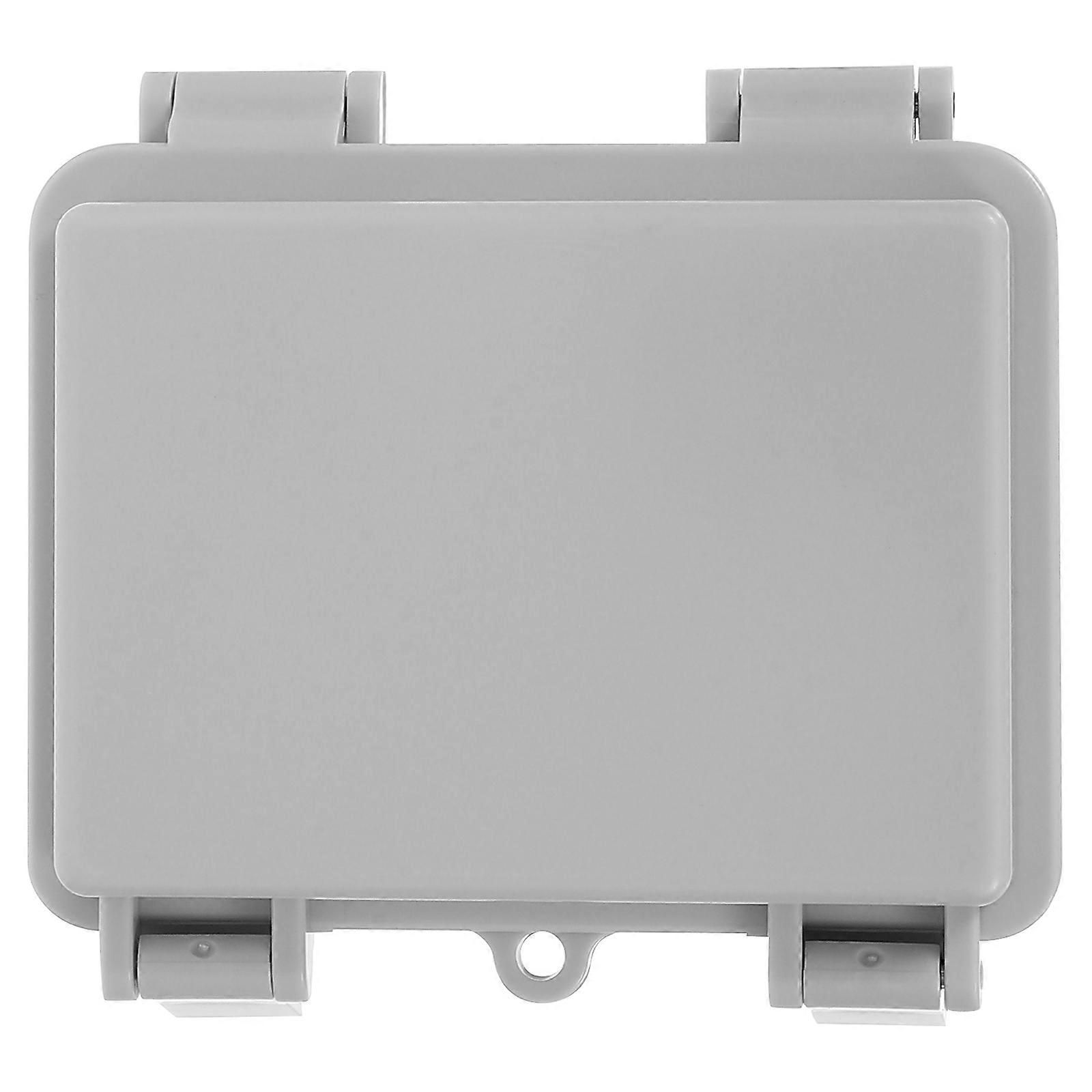 Waterproof Junction Box Plastic for Electrical Projects 1Set with Hinged Cover