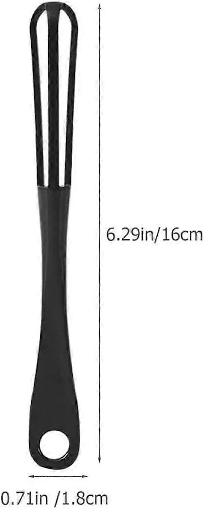 Push Egg Whisk 4pcs Pp Manual Kitchen Mixer Black