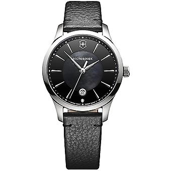 Victorinox Allianz Schweizer Quarz Analog E-Uhr mit Rindsleder Armband V241754