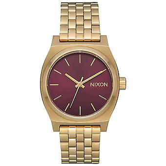 Nixon mini time teller Japanese Quartz Analog Woman Watch with A11302809 Stainless Steel Bracelet