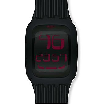 Swatch touch night watch for Unisex Analog Quartz with SuR1102 Silicone Bracelet