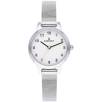 Strahlende Viola Quarz Analog Woman Uhr mit RA508602 Edelstahl Armband
