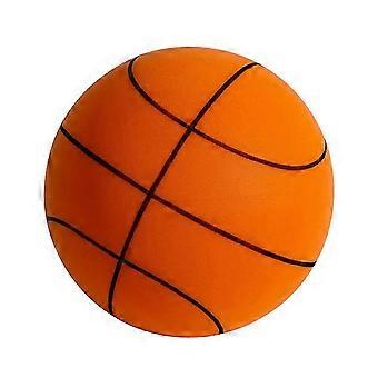 Stille basketbal van 18 cm, gemaakt van schuim met een realistische stuiter, ideaal voor indoor training en jeugdspel.