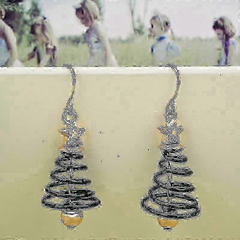 Cute Christmas Dangle Hook Earrings Pair