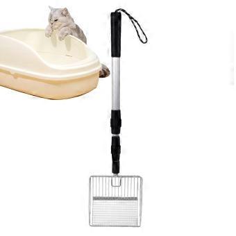 Chicken Coop Cleaning Tool with Extendable Handle, Lightweight Metal Poop Scooper for Poultry Coop and Backyard Use