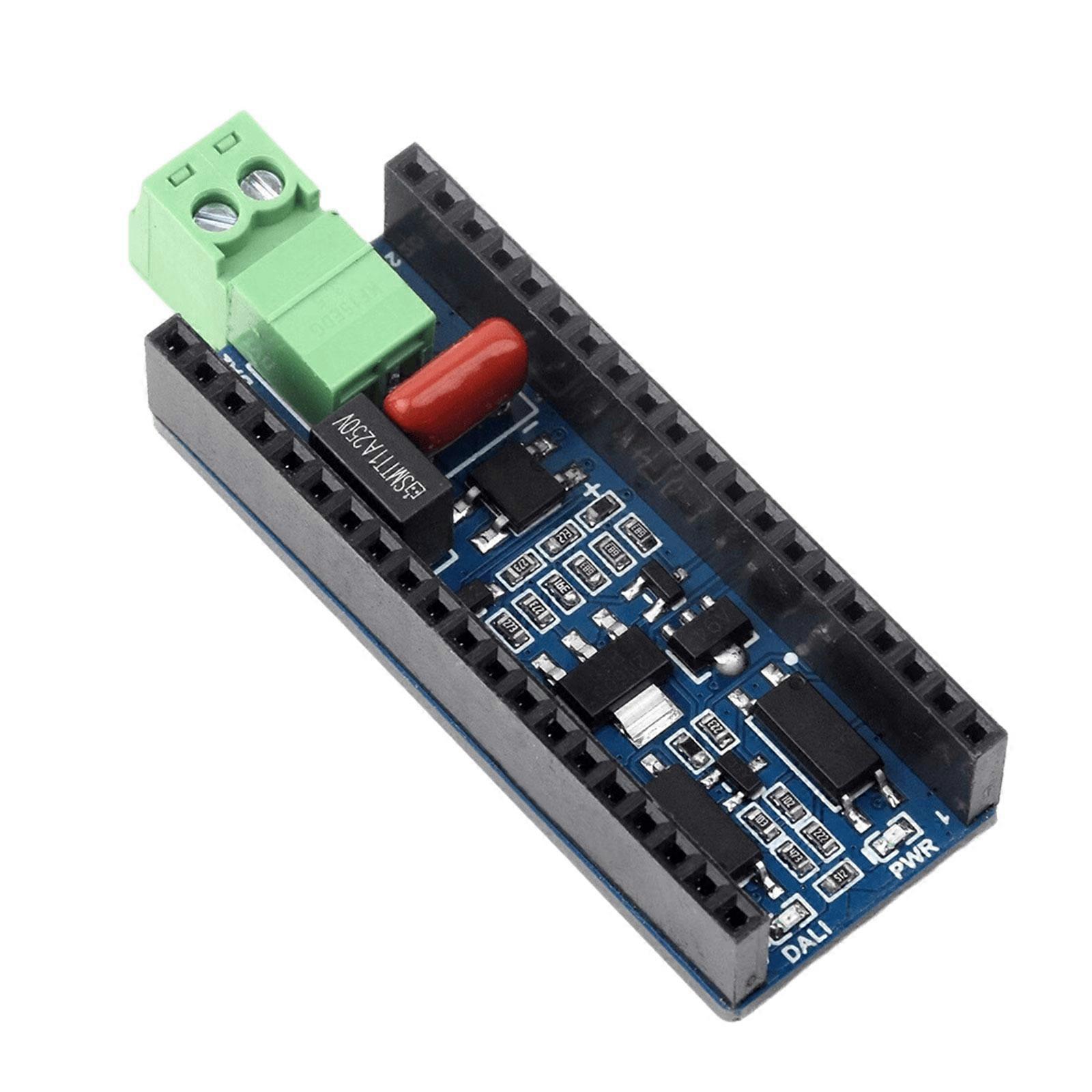 Lighting Control Expansion Board with 5 V Input, 2-Position Bus Port and Separate Indicators for Controller Development Projects Multicolor