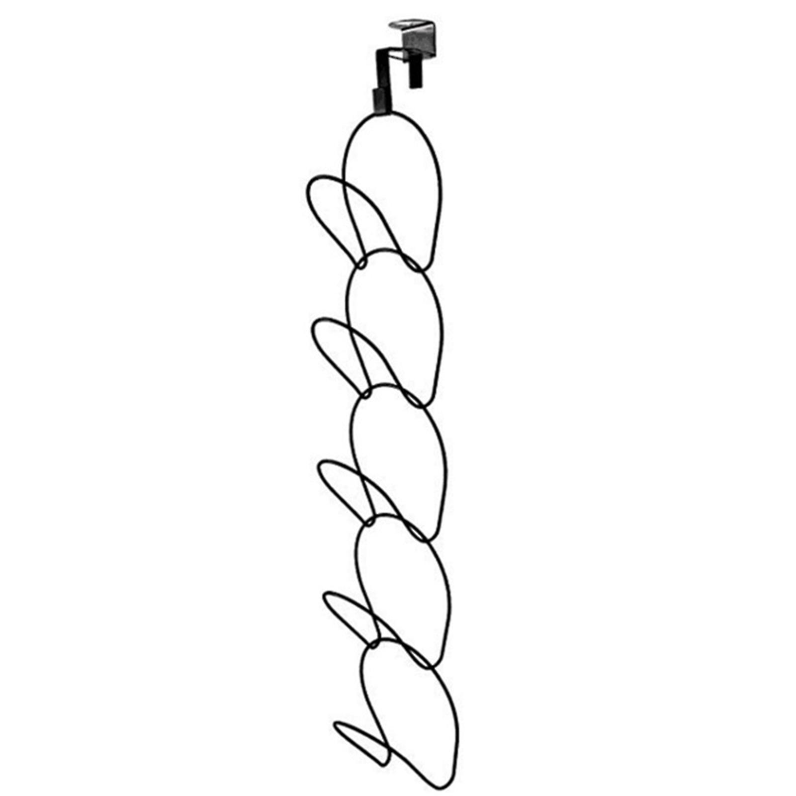 Stackable Hat Rack Wall Mounted Hanging Basketball Caps Organizer Holder 5 Rings Rack + 2 Hooks