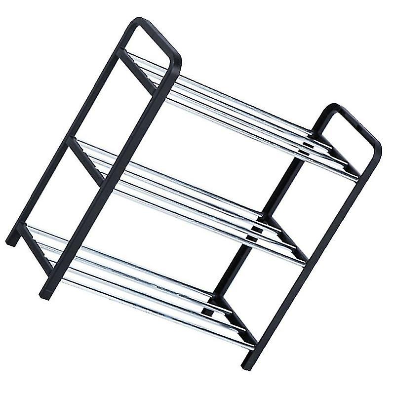 45X42.5cm Silver Shoe Racks & Organizers 1pc Three-layer Shoe Rack Household Shoe Shelf Multi-use Sh