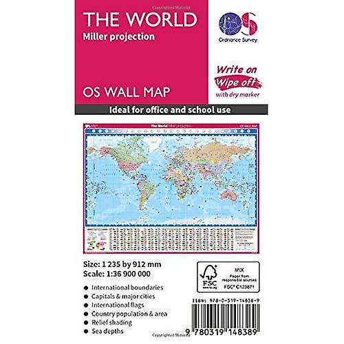 Wall  Miller World (OS Wall Map)