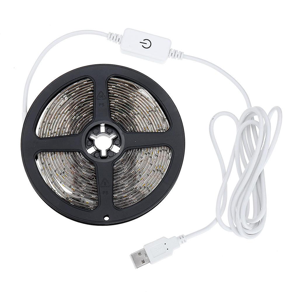Dc5v 4m Usb Touch Dimmer Switch Waterproof 2835 Led Strip Light For Tv, Computer, Camping, And Decor