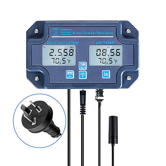 6 In 1 Wifi Water Quality Tester Ph/ec/tds/salt/g.s/ Temp Meter Water Analyzer App Online Remote Monitoring