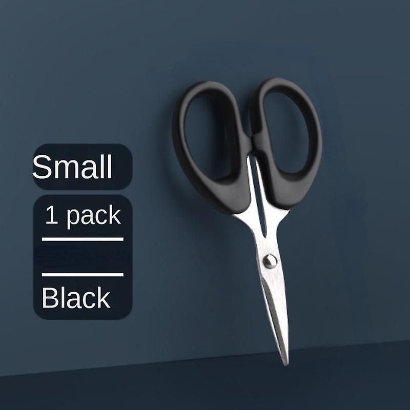 Premium Black Edge Portable Scissors - Perfect For Office Crafting And Kids Projects!