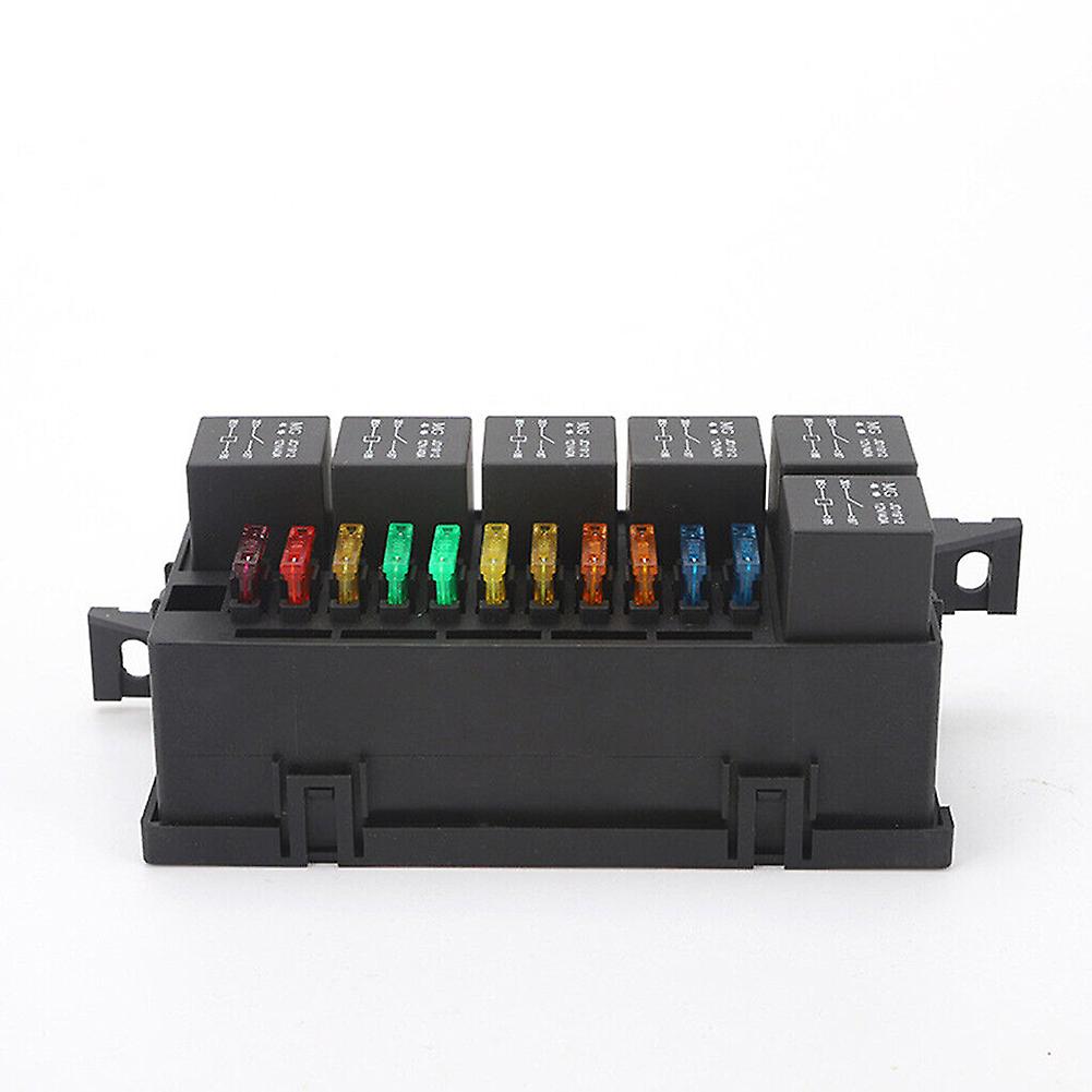 12V / 24V auton releet sulakerasia 11-suuntainen auton sulakerasian pidike vedenpitävä auton jakelureleiden lohko