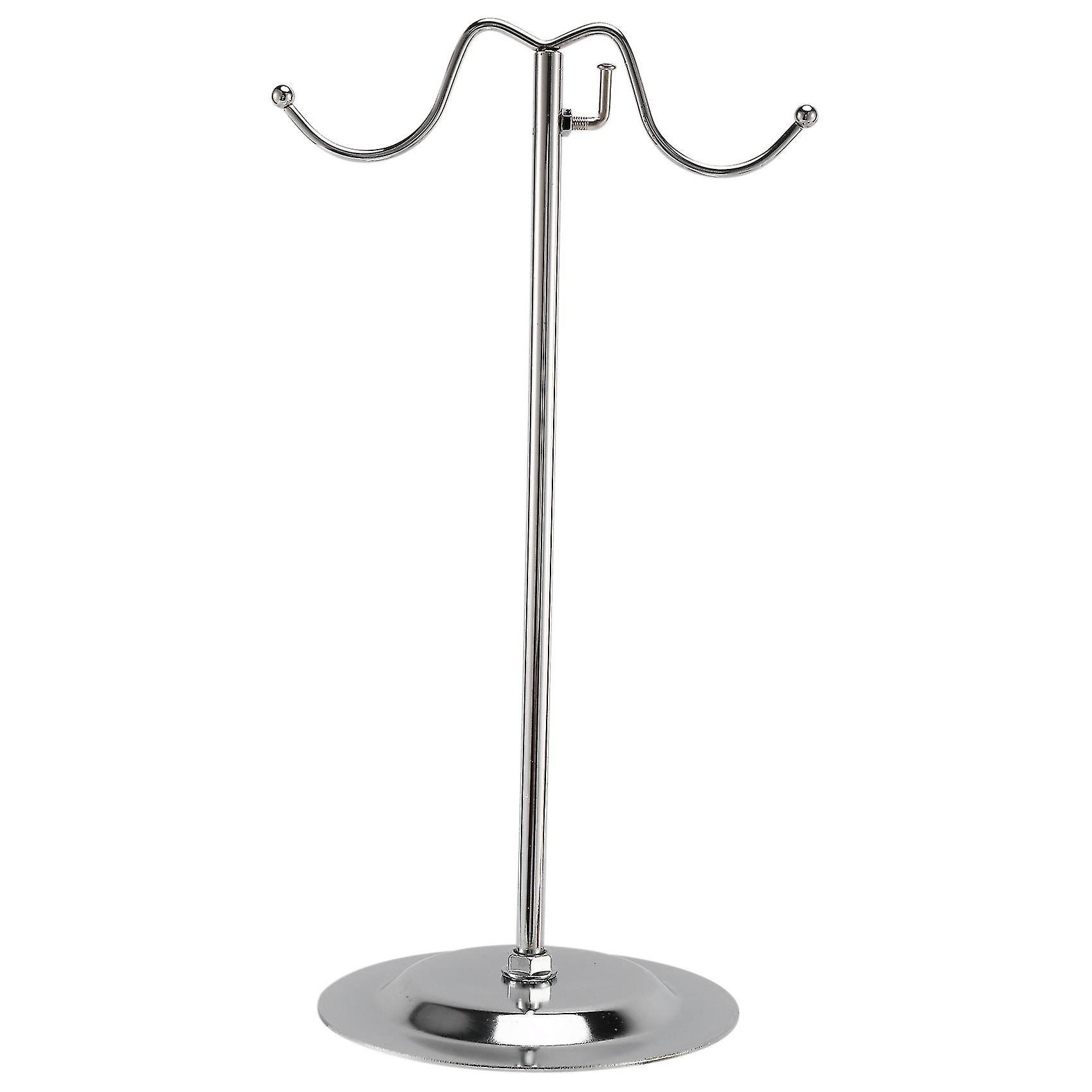 Metall Handtasche Rack Frauen Tasche Display Stand Doppelt verstellbarer Edelstahlhalter