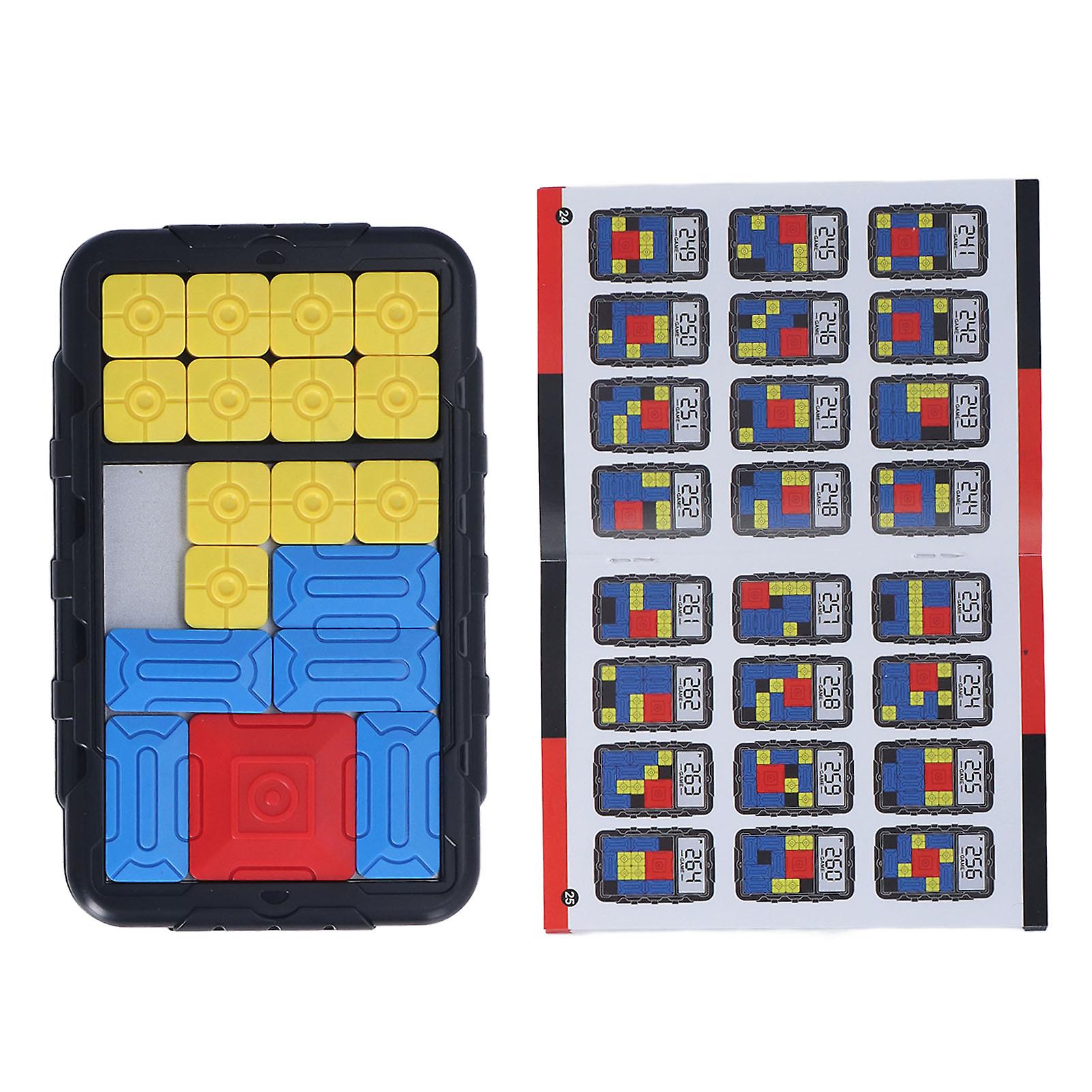 Sliding Puzzle for Kids, Develop Logical Thinking Skills, Portable Puzzle, Children's Toy, Black