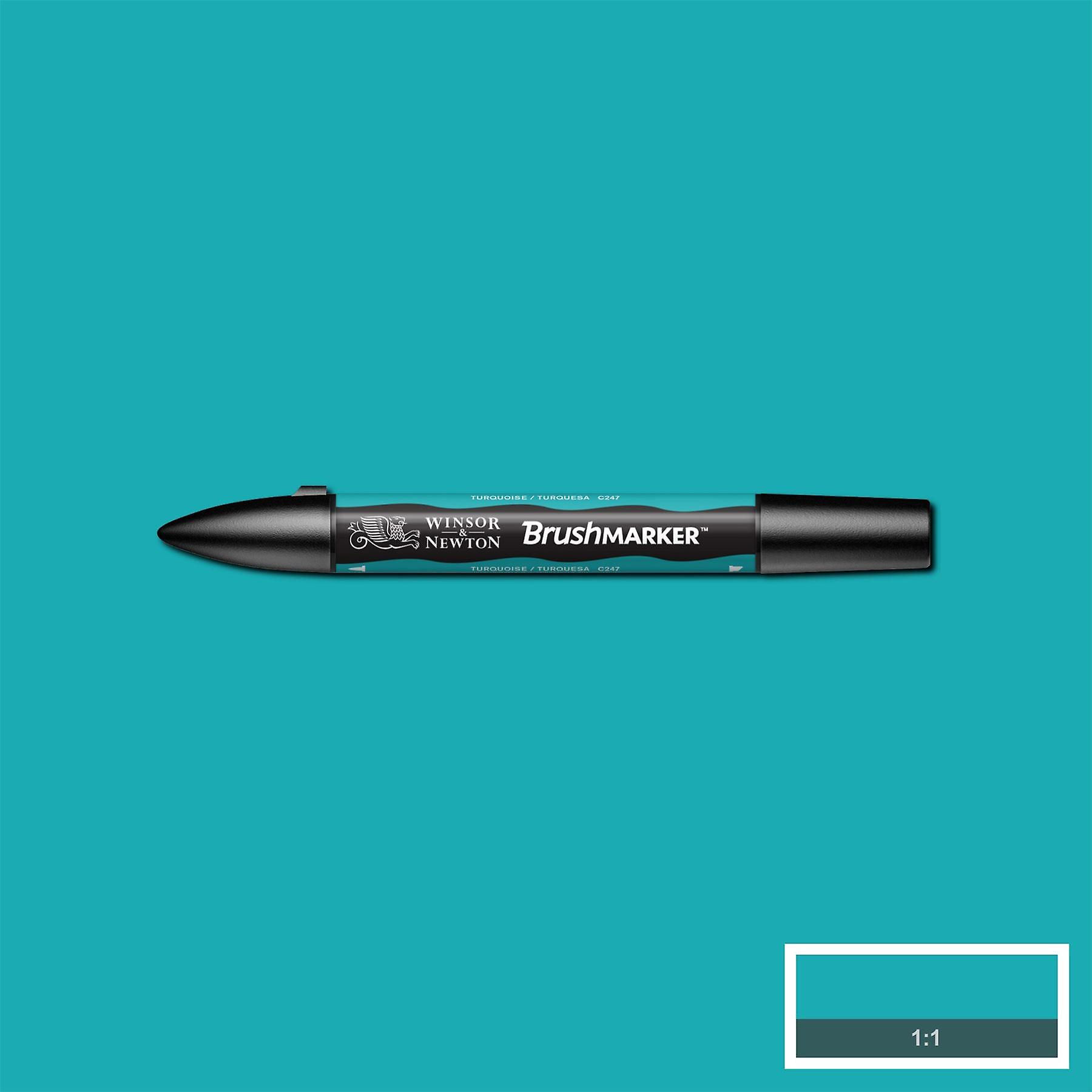Winsor & Newton Designers Promarker Brush - Turquoise