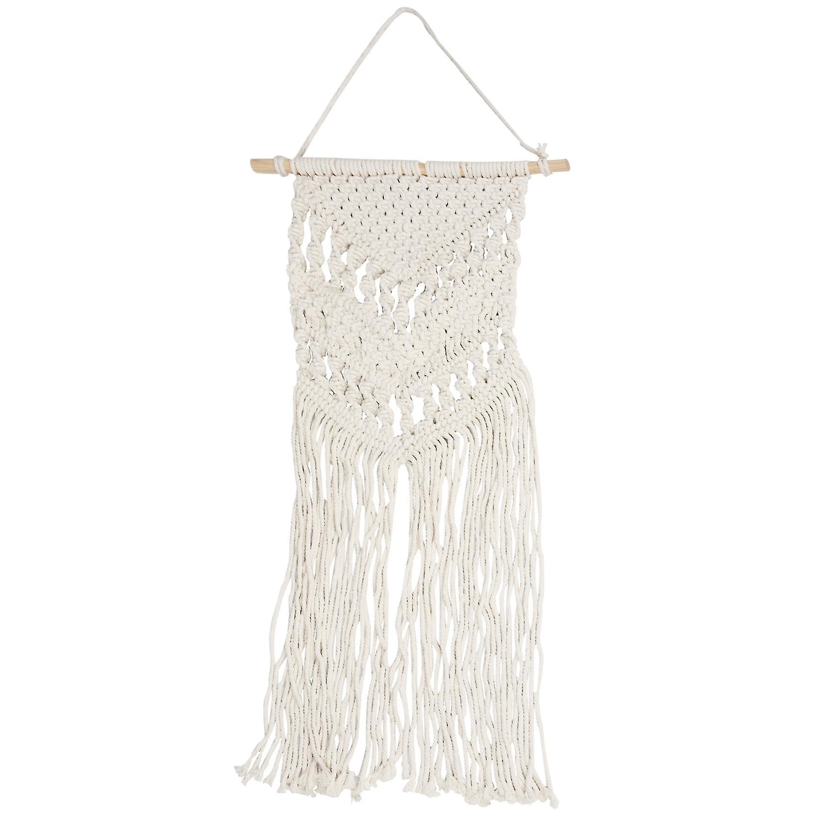 Macrame Woven Hanging - Boho Bohemian Ometric Art R - Dor