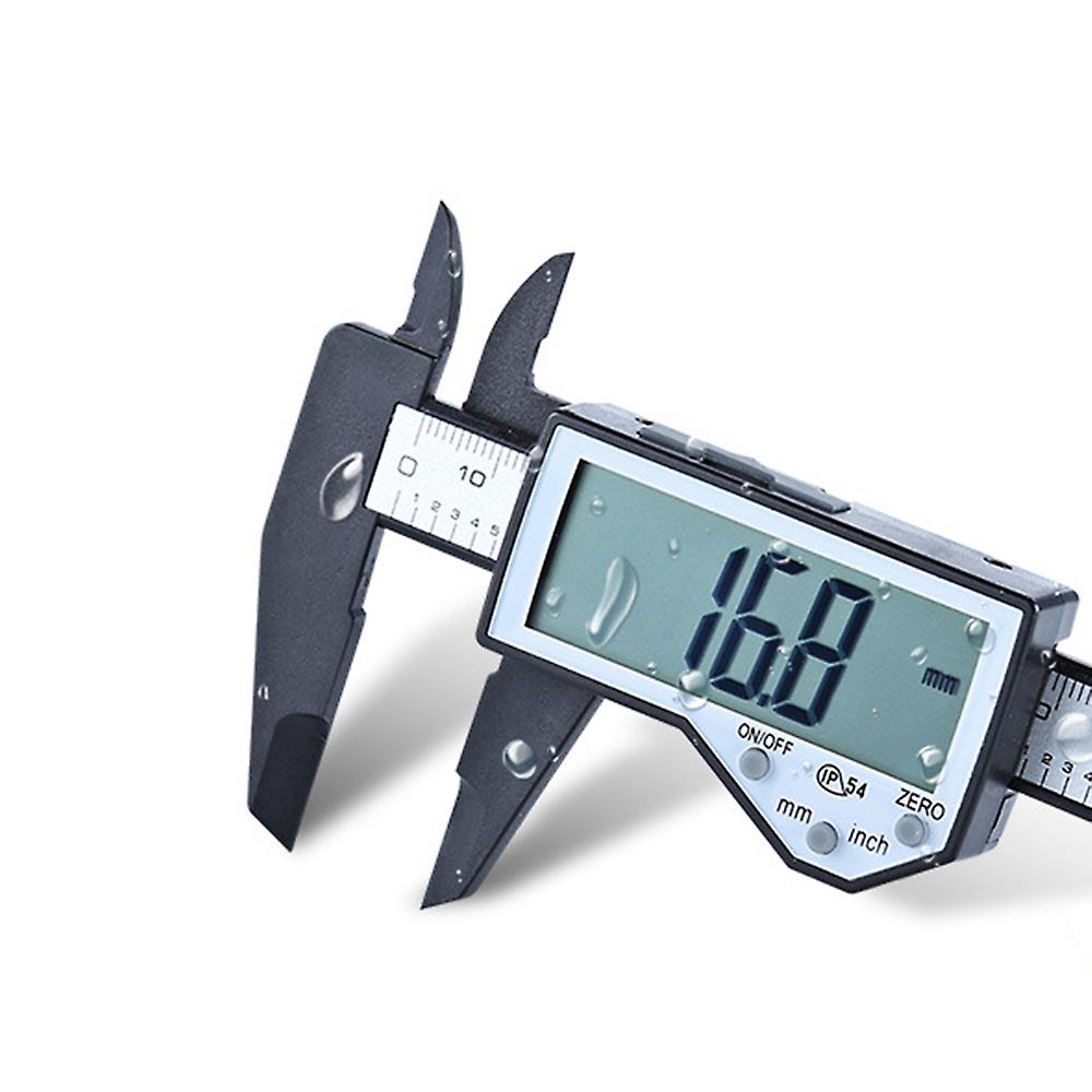 Electronic Caliper 0-150mm Digital Display Vernier Large Screen IP54 Waterproof Plastic Caliper for