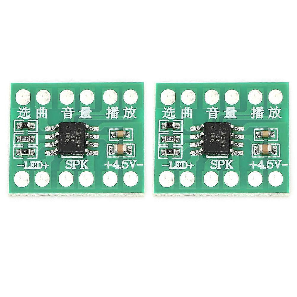2Pcs 38 Music Chip DIY Module Adjustable Volume for Smart Doorbell Musical Toy Accessory