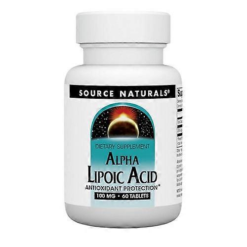 سورس ناتشورالز حمض ألفا ليبويك ، 100 مجم ، 60 قرص (عبوة من 2)