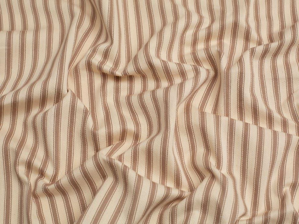 Tikkende stripe lerret stoff