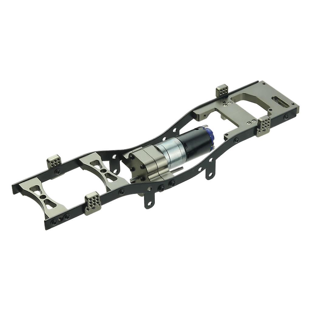 RC Chassis Frame Sheel Kit 370 Motor for WPL C14 C24 1:16 Truck Model Car titanium