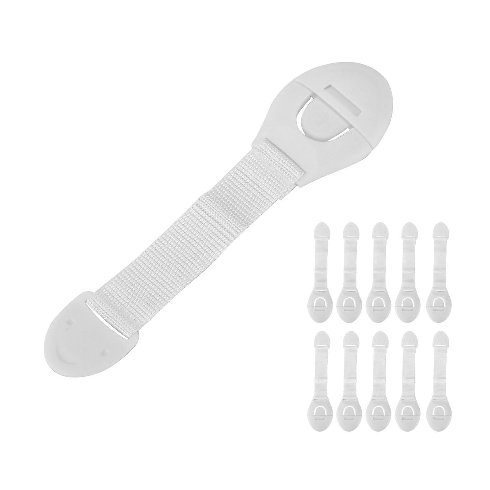 Adjustable Child Safety Strap Locks with Strong Adhesive for Cabinets