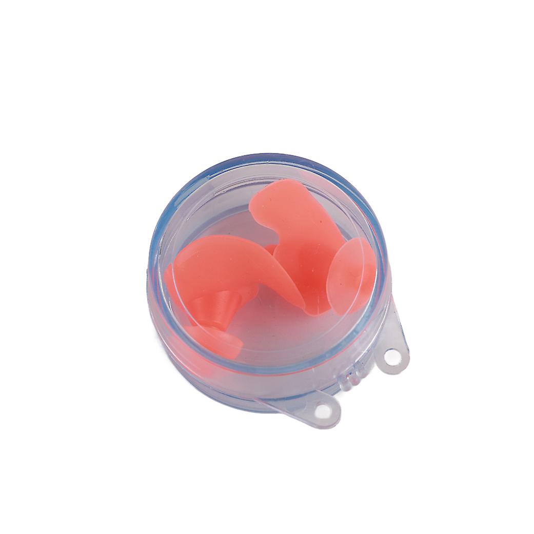1 Pair Waterproof Silicone SWaterproof Swimming Earplugs for Adult Swimmers Children Diving Soft Anti Noise Ear Plug