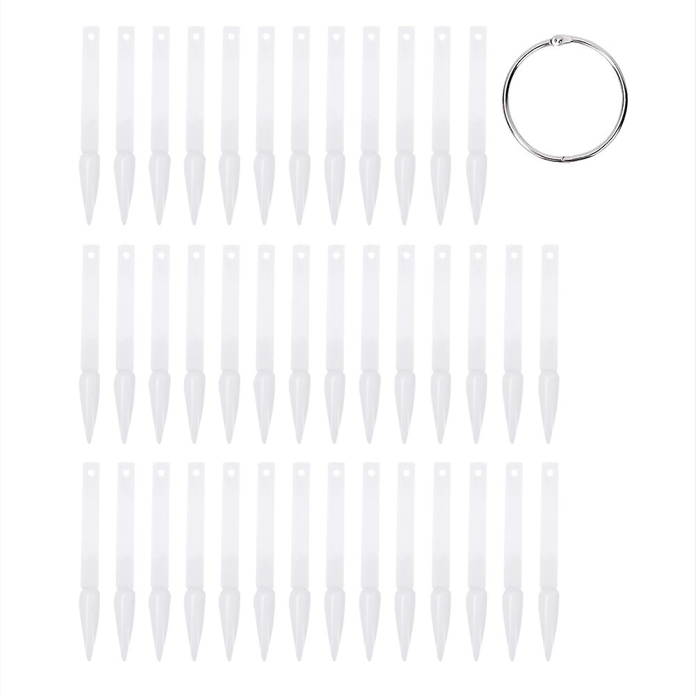 40 Colors Manicure Polish Gel Color Display Practice Tool White