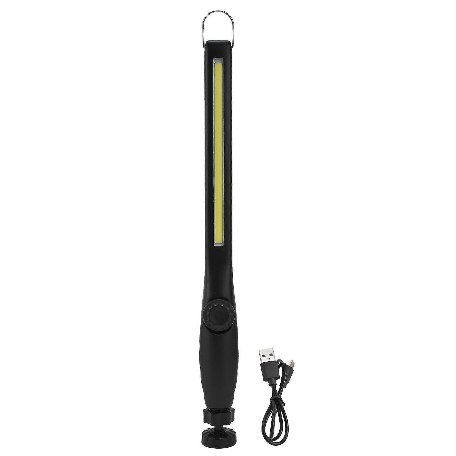 Rechargeable Work Lightwith Power Display Portable COB Rechargeable Emergency Long Strip Work Light with Hook and Magnet