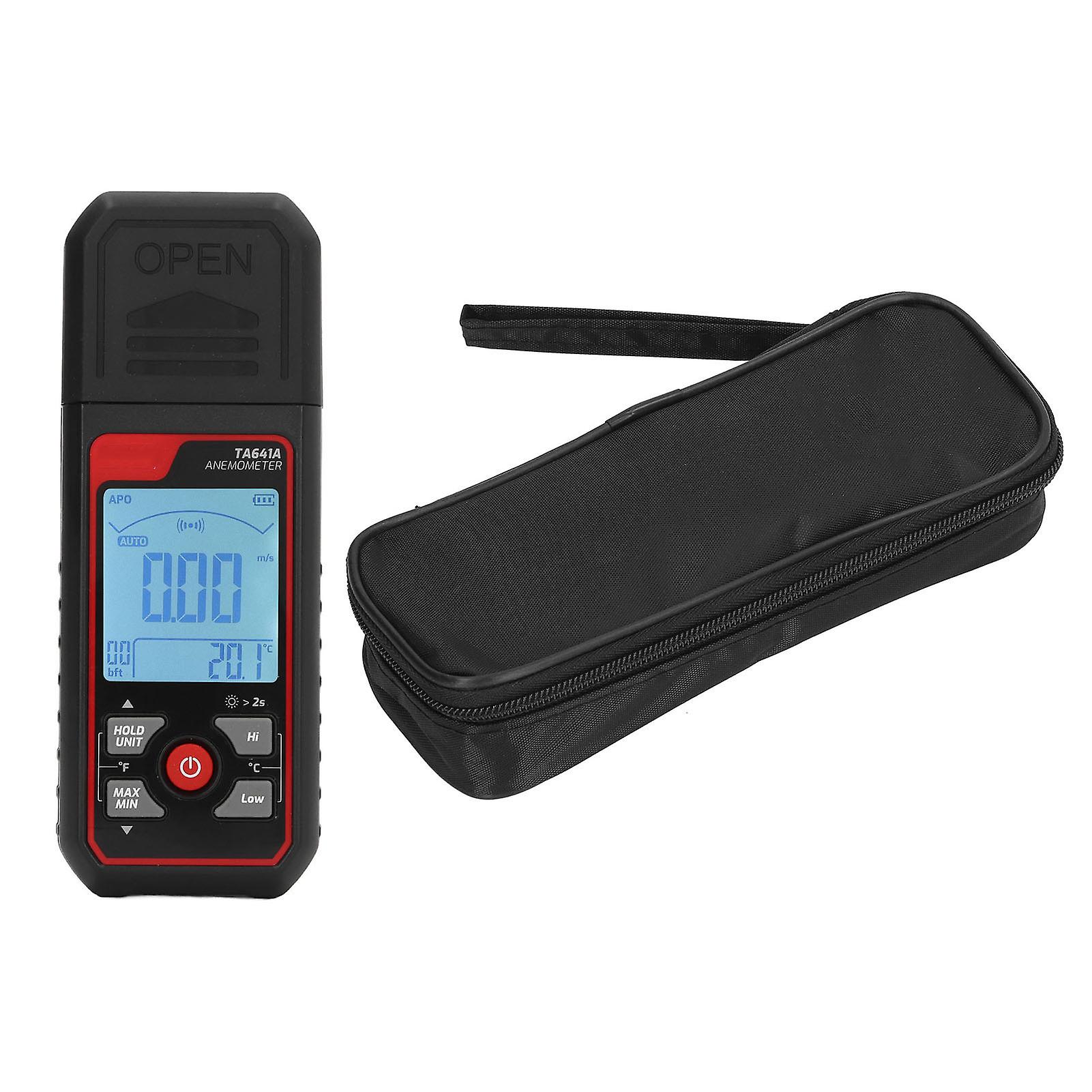 High Precision 8 Blade Digital Anemometer Wind Speed Measurement (0.06-30.0m/s)