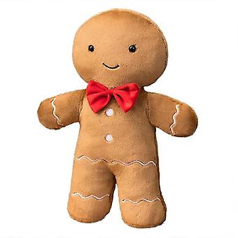 Natale nuovo peluche cuscino farcito cioccolato biscotto casa forma decor cuscino carino divertente albero di Natale festa decor bambola d