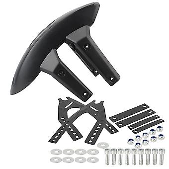 Motor Accessories Plastic Splash Guard Motorcycle Rear Wheel Fender Cover Black Mudguard With Bracket Universal