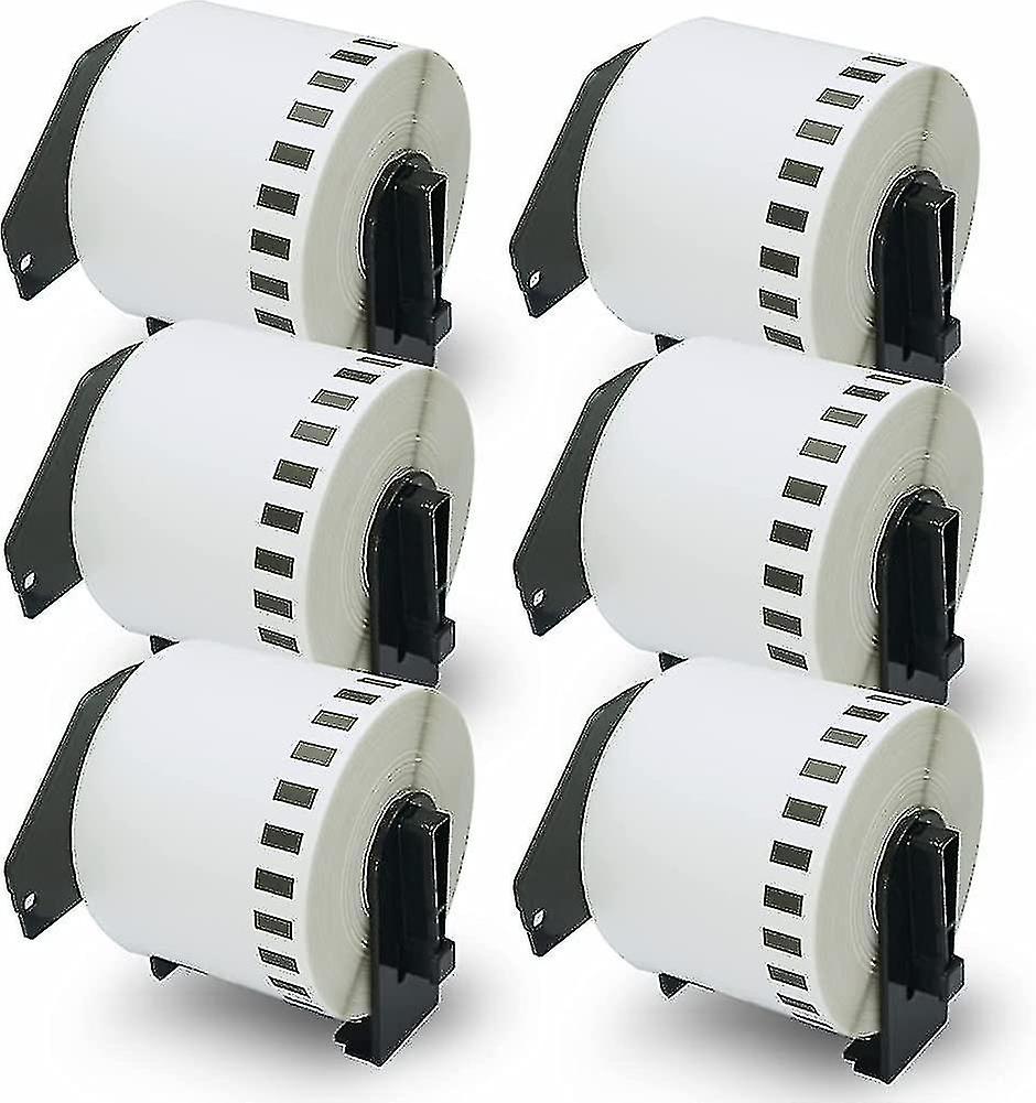 -acsergery Compatible With Brother Dk-22205 Label Rolls, 62mm(w) X 30.48m(l), Continuous Gift