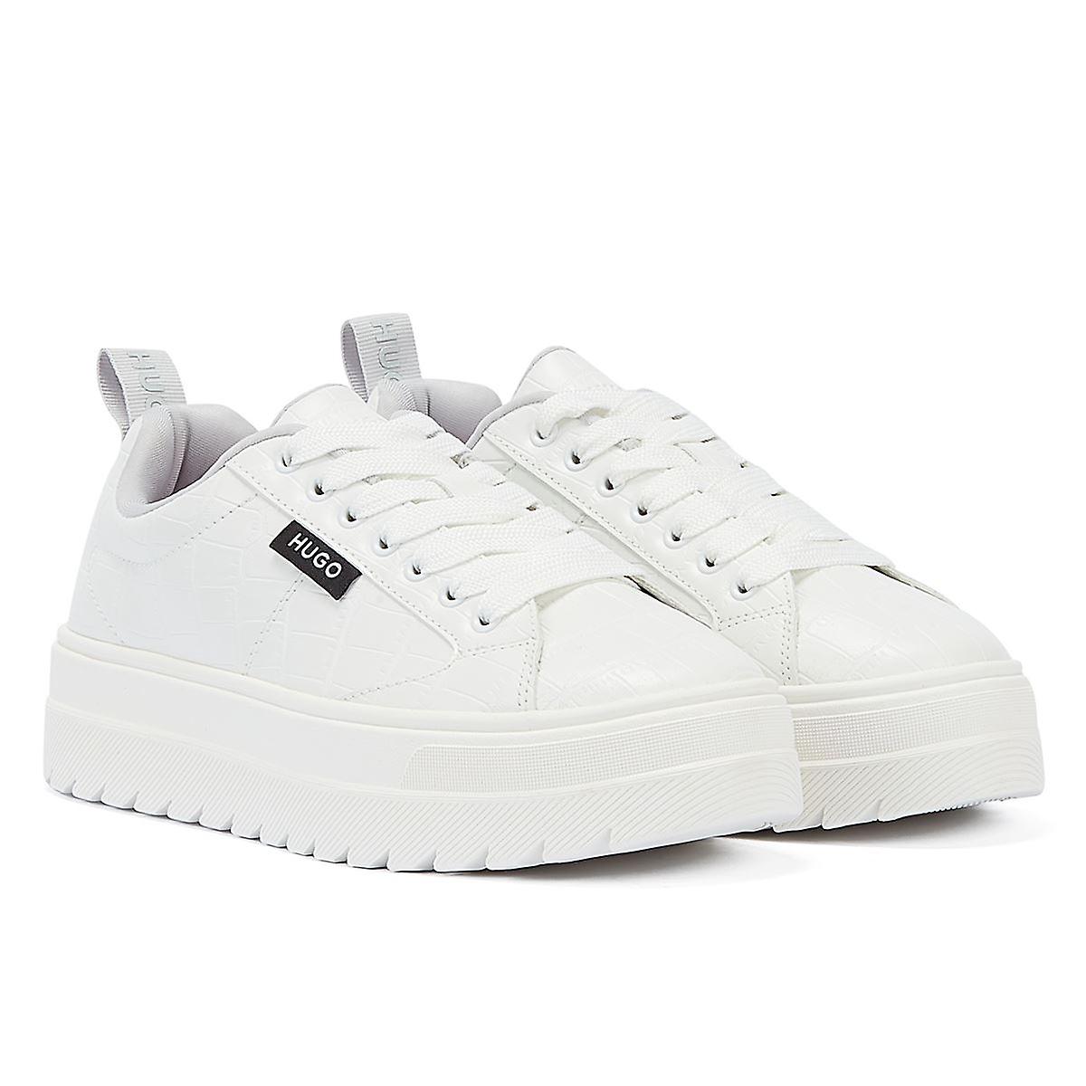 Hugo Lyssa Tennis Croc Women's White Trainers