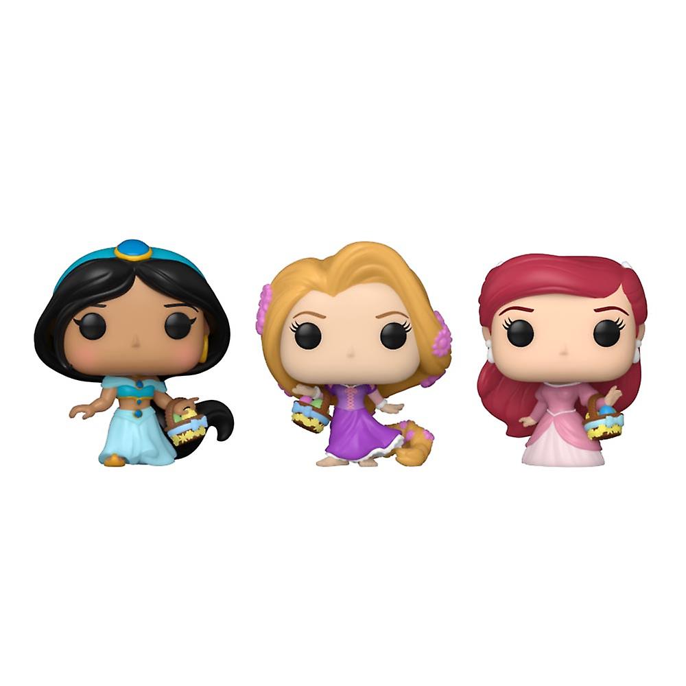 Funko Disney Rapunzel, Ariel, Jasmine Carrot Pocket Pop! 3-Pack