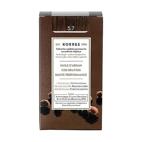 Permanent coloring argan oil, light chestnut brown 5.7 1 unit