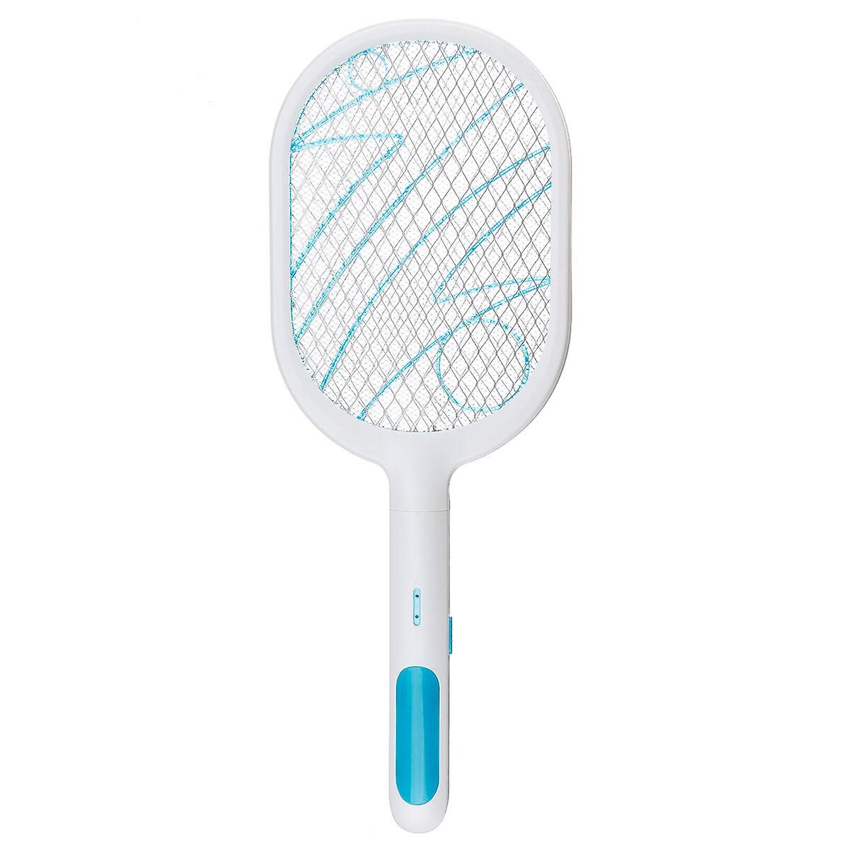 Rechargeable 2000mah Electric Mosquito Swatter - Portable 3-layer Abs Safety Grid Bug Zapper For Home Use