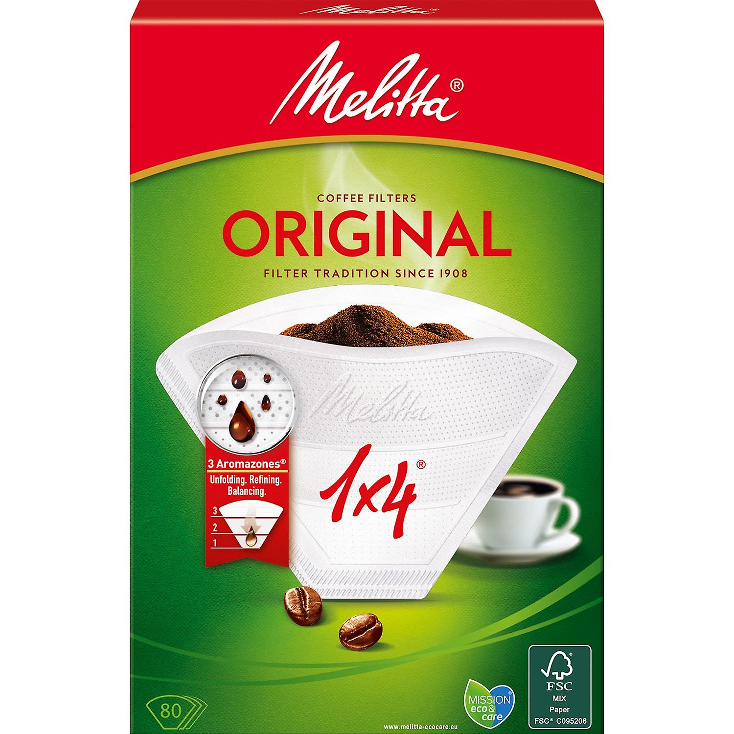 Coffee filter 1x4 80pack (Note 18pcs DFP)