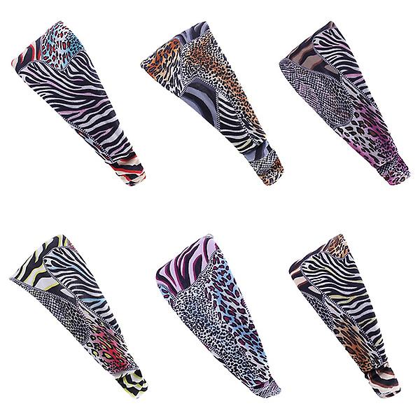 Leopard Elastic Comfortable HeadBands 6pcs