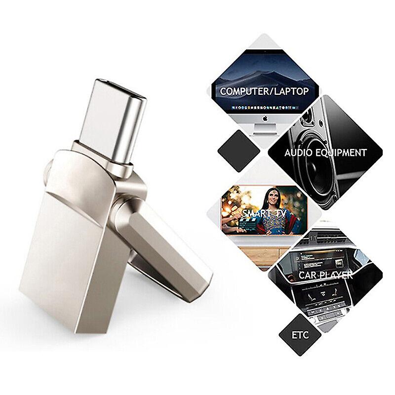 Type C USB 3.0 Flash Drive Thumb Drive Memory Stick For PC Laptop 512GB 1TB 2TB