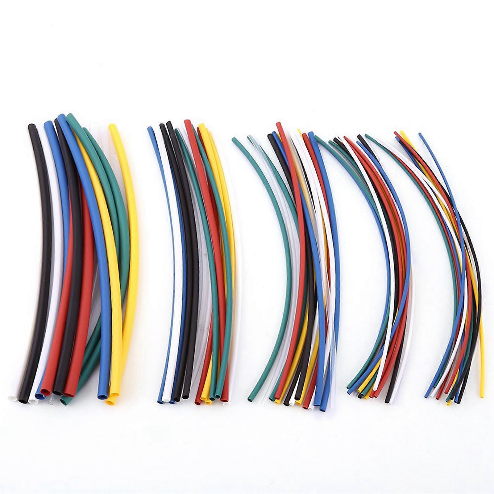 70 Pack Halogen-Free 2:1 Heat Shrink Tubing for Cables